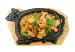 N.250 Pollo saté su piastra