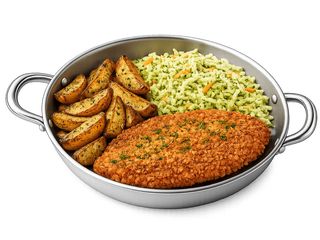 Хрустка курка-панко з картоплею (350g)