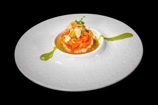 54. Tartare sake mandorle