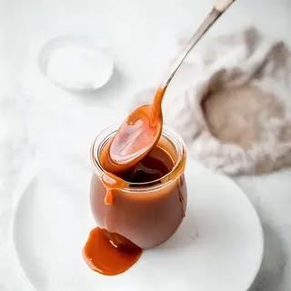Classic - Topped With Caramel Syrup.