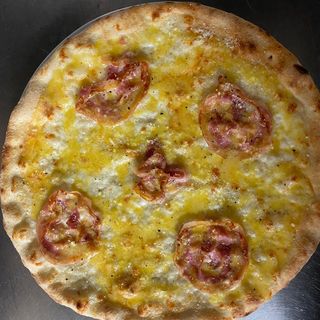 Pizza carbonara 