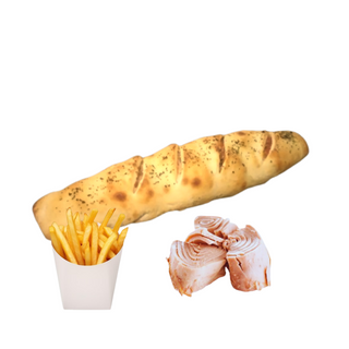 Baguette Farcie Thon Fromage + Frites