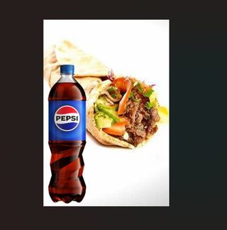 Kebab Tortilla Duży + Pepsi 0,5l