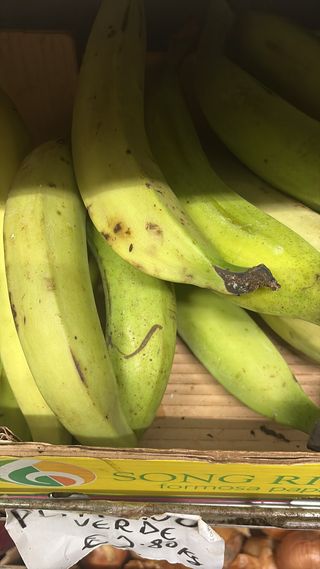 Platano verde fresco al  kg