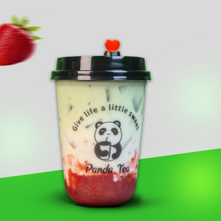 Matcha Strawberry Fresh Milk