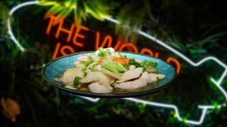 112.Pollo con verdure