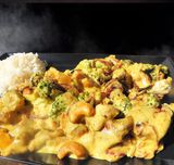 Рибни късчета с къри и джинджифил (350г)