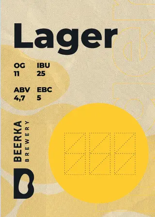 Пиво Beerka Lager ( Світле Н/ф) 1л
