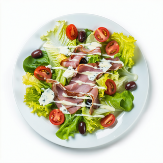 Ensalada con jamón