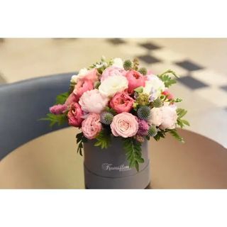 Flowerbox z mikołajkiem