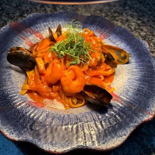 Tagliatelle cu fructe de mare 