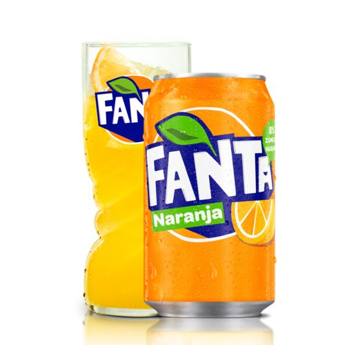 Fanta Naranja lata 330ml.
