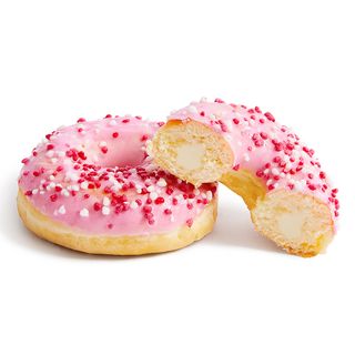 Donut Raspberry Cheesecake