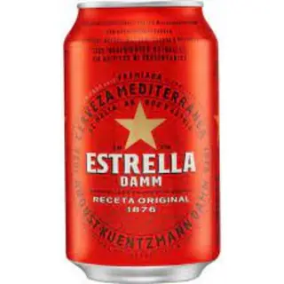 Cerveza Estrella Damm Lata 33cl