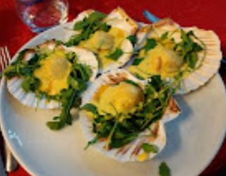 Capesante allo zafferano