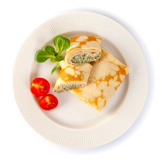 Clătite cu spanac și brânză 2 buc (180gr)