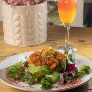 Tartar de salmón