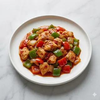 Émincé Poulet Poivrons