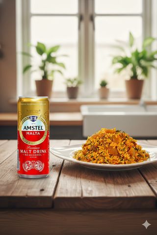 Village Rice + Beef + Egg + NB drink