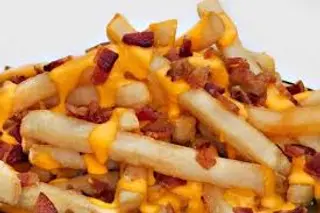 Patatine cheddar e bacon
