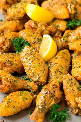 Lemon Pepper Wings No Chilli