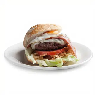 Hamburguesa completa clásica