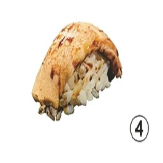 70. NIGIRI DE SALMÓN FLAMEADO 3U