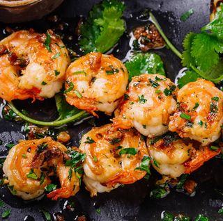 Crevette Grillées + garniture 