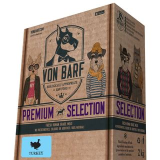 Von BARF Premium Selection, puretina, sirova zamrznuta hrana za pse, 8x250g (KOD VBTU250)