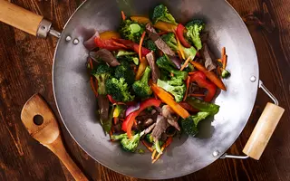 87.Sartén De Ternera Y Verduras Mixtas