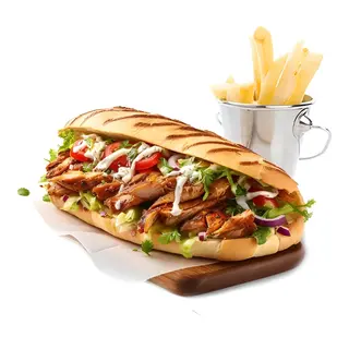 Panini Sausisse Et Frite