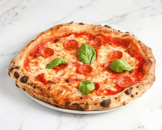 Salamino e gorgonzola mattone