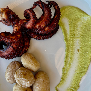 Pulpito entero frito 