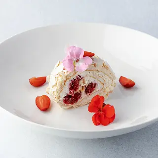 Меренговий рулет з малиною (150/50/30)