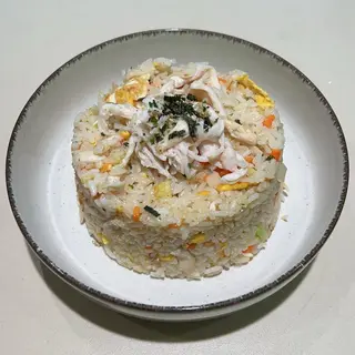 Arroz frito con Pollo.