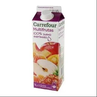 Zumo Multivitaminas Carrefour Exprimido Brik de 1 L.