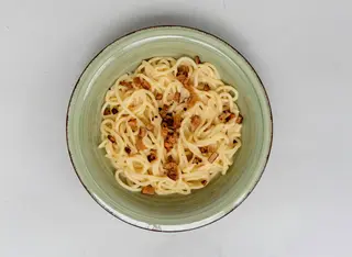 Espaguetis Al Foie (Pasta)