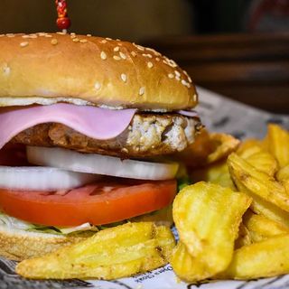 Hamburguesa con Jamón de York