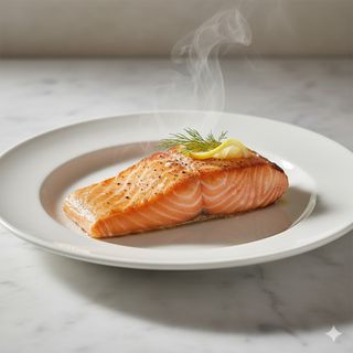 Salmone scottato in padella