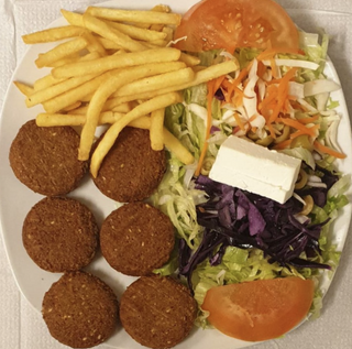 Menu Plato de falafel 