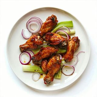 107. Ali di pollo saltate piccanti