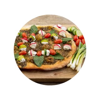 Manaïche Zaatar Légumes