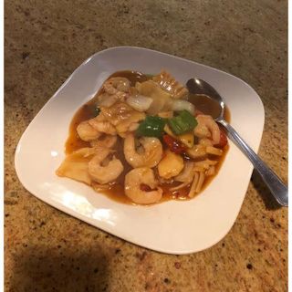 Gambas Con Salsa Picante