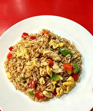 Arroz Frito com Frango