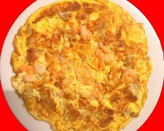 Omelete de Gambas