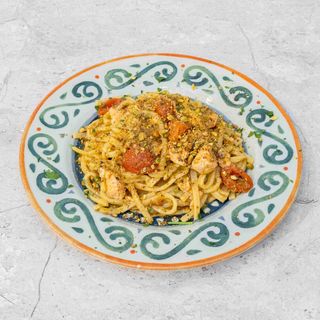 Scialatielli al Salmone Fresco e Pistacchio