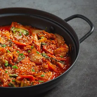 Gamba karahi + arroz basmati 