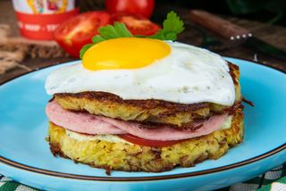 Драник с ветчиной