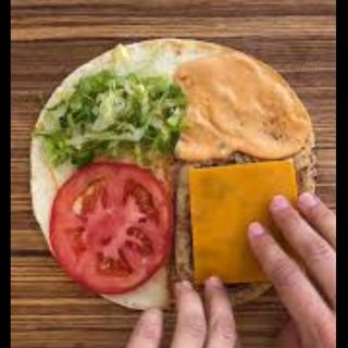 Tortilla burger