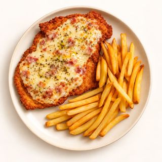 Milanesa de pollo Margherita